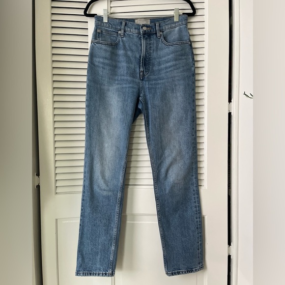 Everlane The Way High Slim Crop Jean Organic Cotton Straight Leg | 26 Regular - Picture 2 of 11